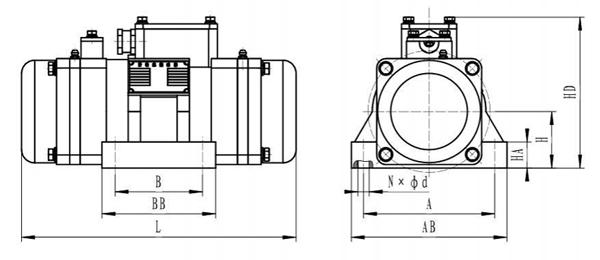 High Frequency External Concrete Vibrator