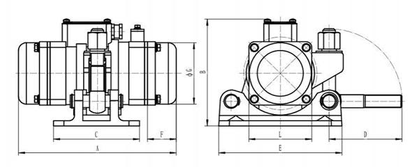 High Frequency External Concrete Vibrator