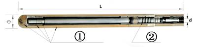 Concrete Vibrator Shaft, Vibrator Head, JKV Series