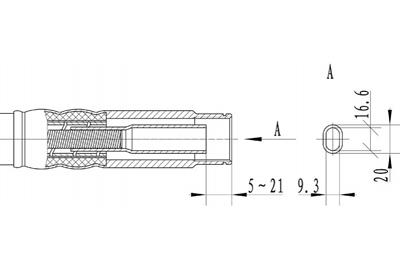 Concrete Vibrator Shaft, Vibrator Head, RV Series